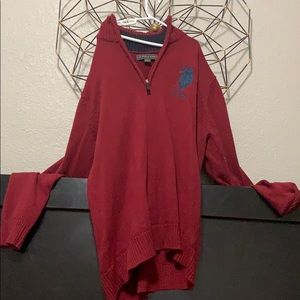 Maroon Polo Pullover